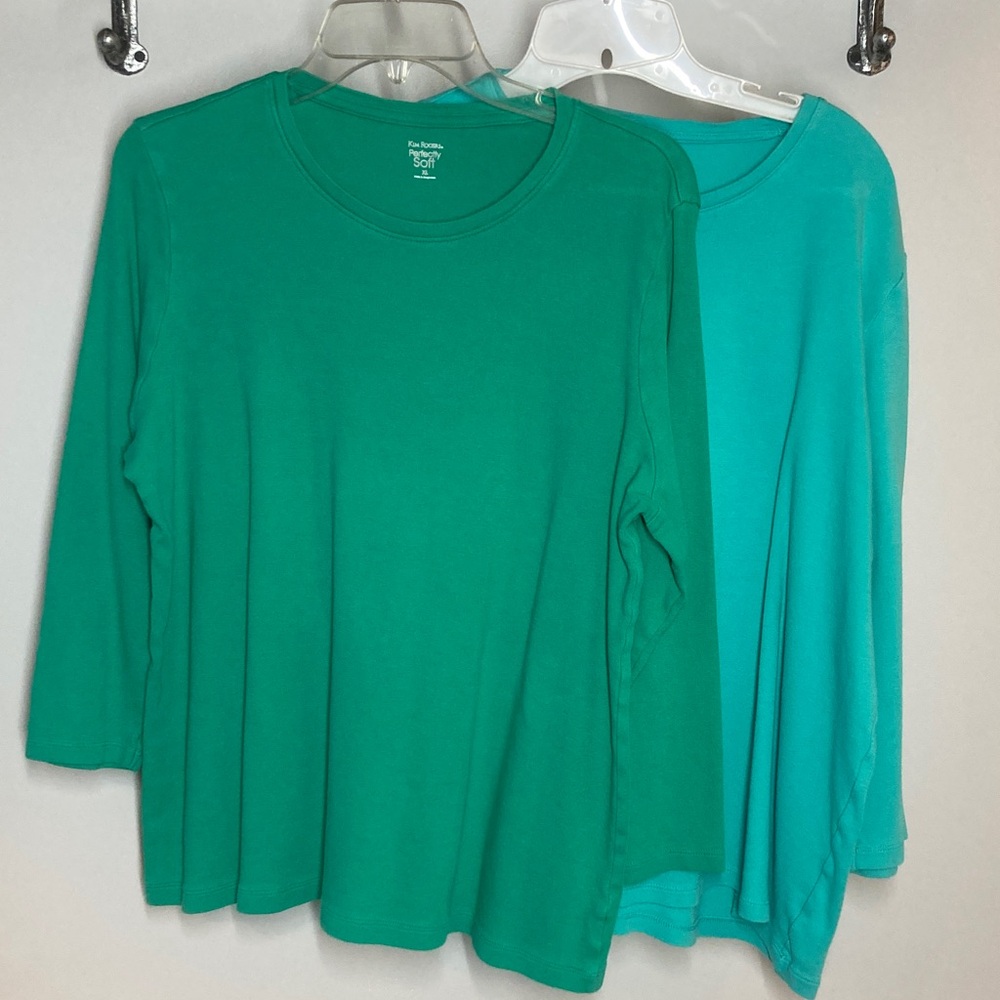 Kim Rogers Perfectly Soft 3/4 Sleeve T-shirts